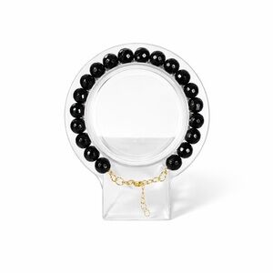 Faceted Black Onyx Bracelet